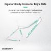 A26208 Ecarpat 26 Inch Mountain Bike, 21-Speed V-Brake, Front Suspension, Carbon Steel Frame Mountain Bike For Teenagers Girls Women Bicycles