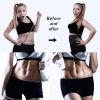 Women's waist training device Neoprene sauna sweat training belt waist shaping belt (black) XXL code