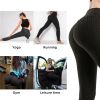 Women TIK Tok Leggings Bubble Textured Butt Lifting Yoga Pants Black 3X-large