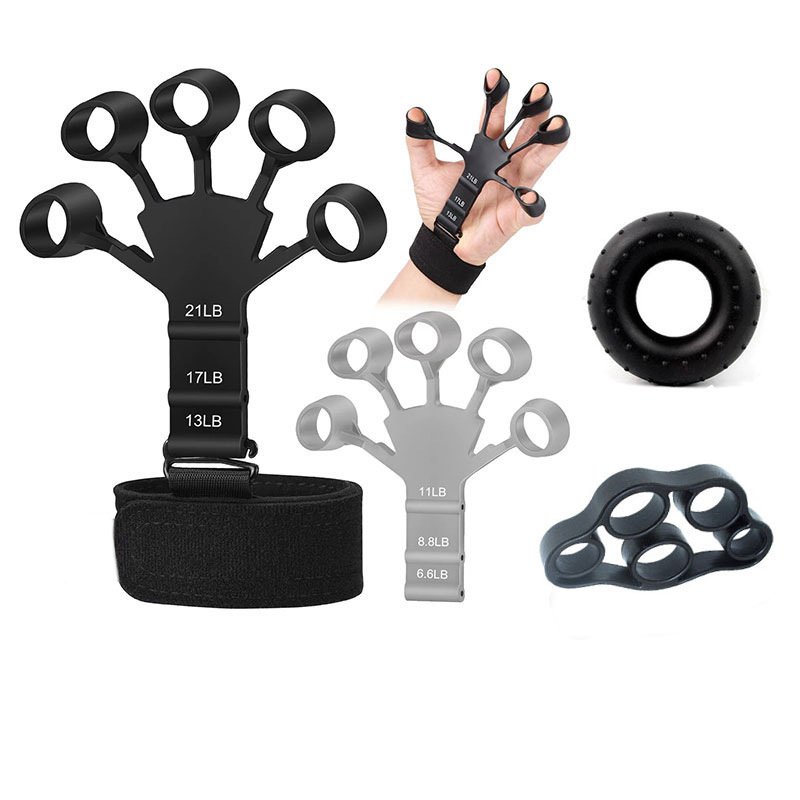 Silicone Grip Device Stretcher Finger Gripper Strength Trainer Strengthen Rehabilitation Training Silicone Grip Device Stretcher Finger Gripper Strength Trainer Strengthen Rehabilitation Training